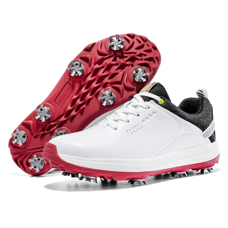 Non-Slip Leather Golf Shoes