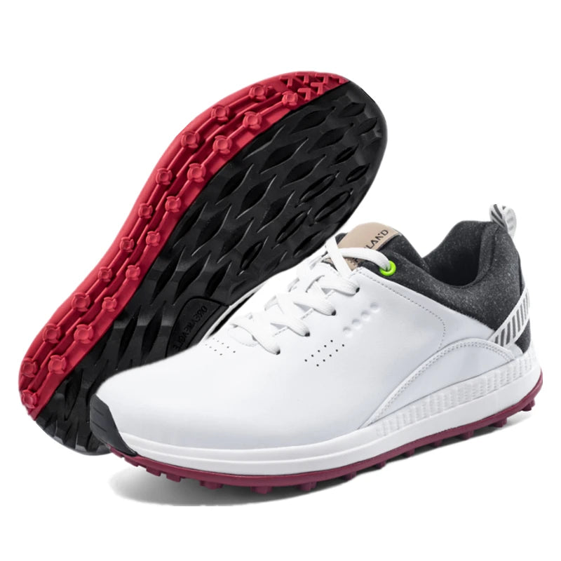 Non-Slip Leather Golf Shoes