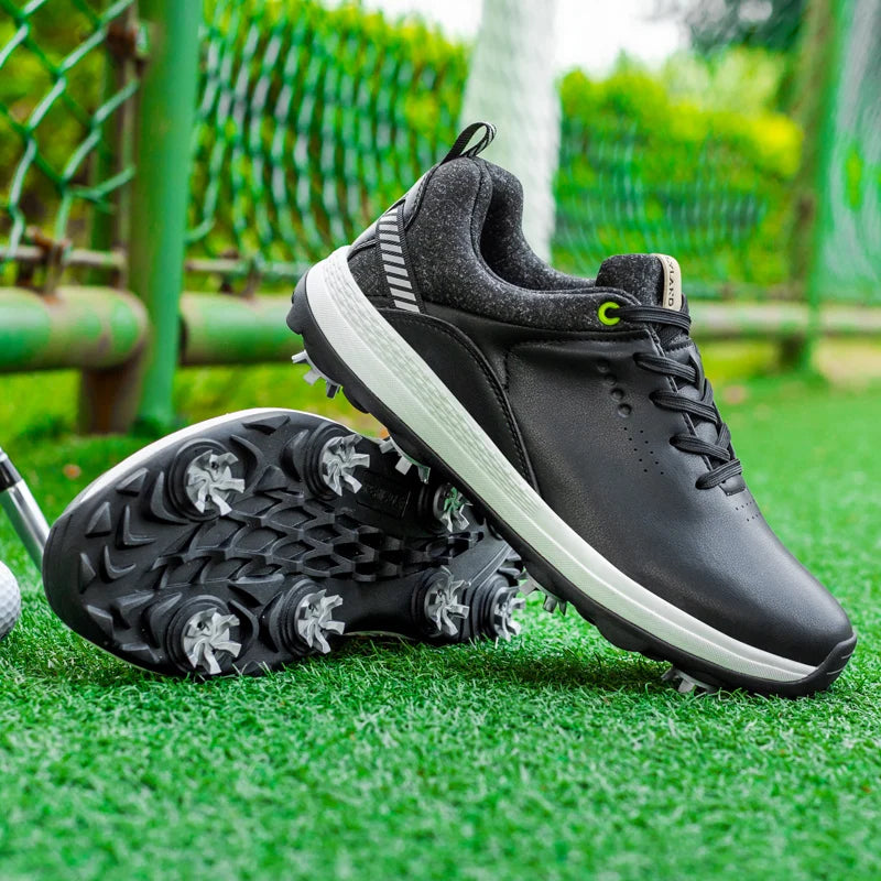Non-Slip Leather Golf Shoes