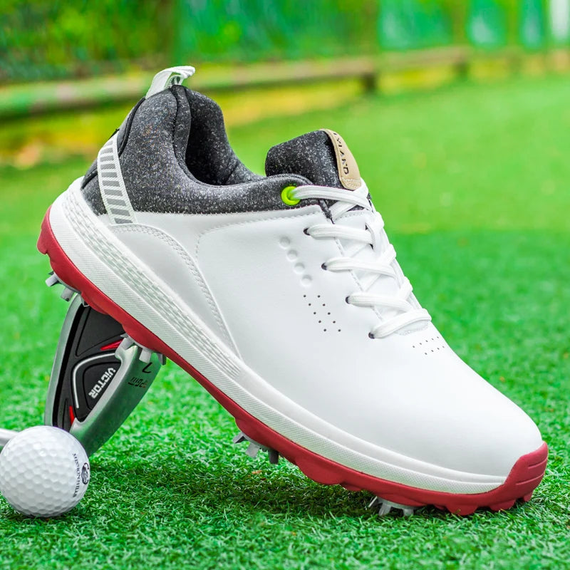Non-Slip Leather Golf Shoes