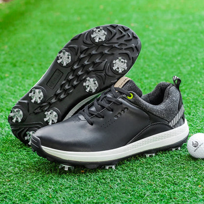 Non-Slip Leather Golf Shoes