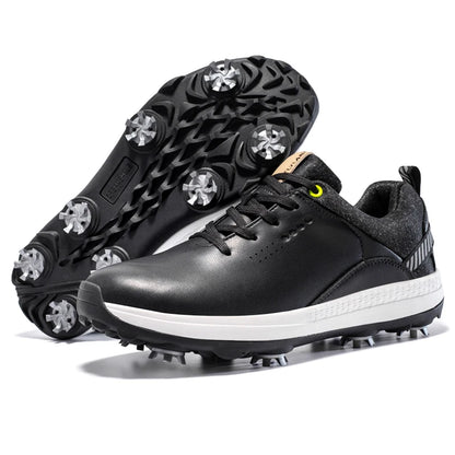 Non-Slip Leather Golf Shoes