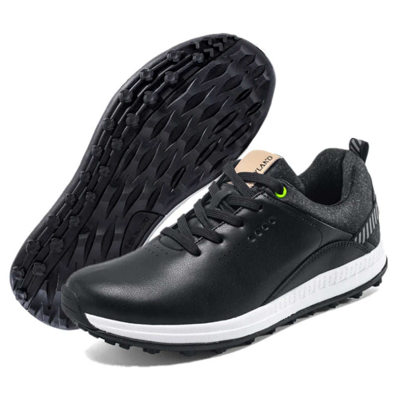 Non-Slip Leather Golf Shoes
