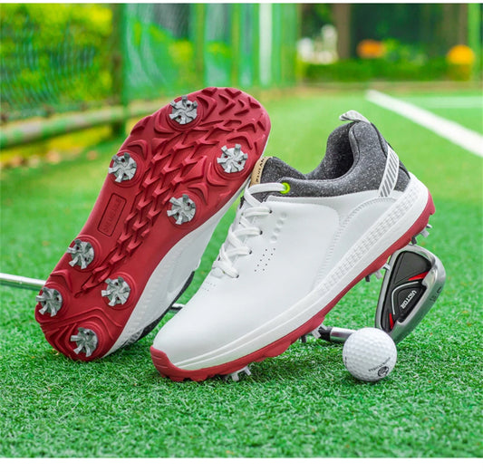 Non-Slip Leather Golf Shoes